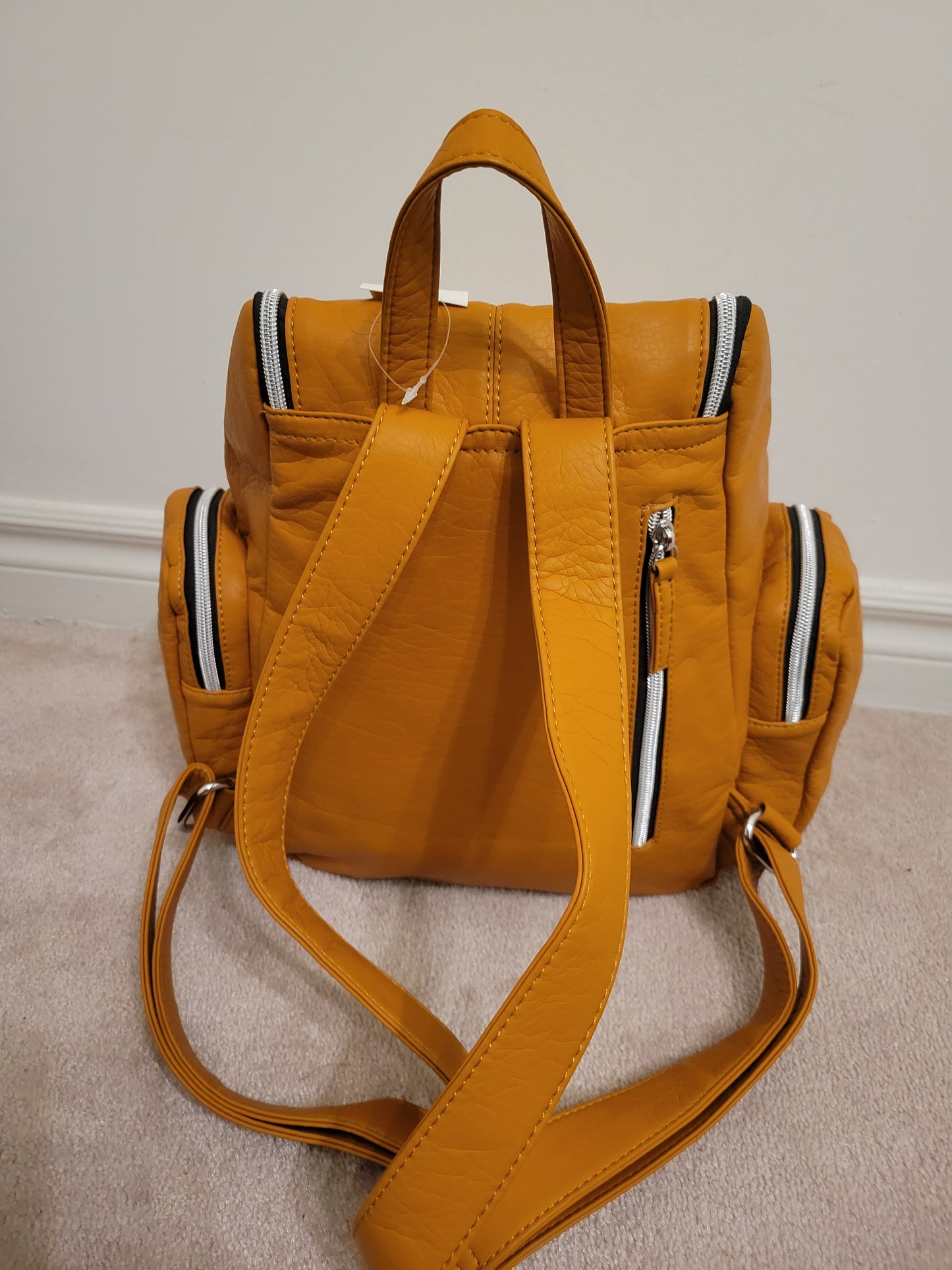 Leatherfeel Trendy Color Backpack Soft Polyurethane (Lark)
